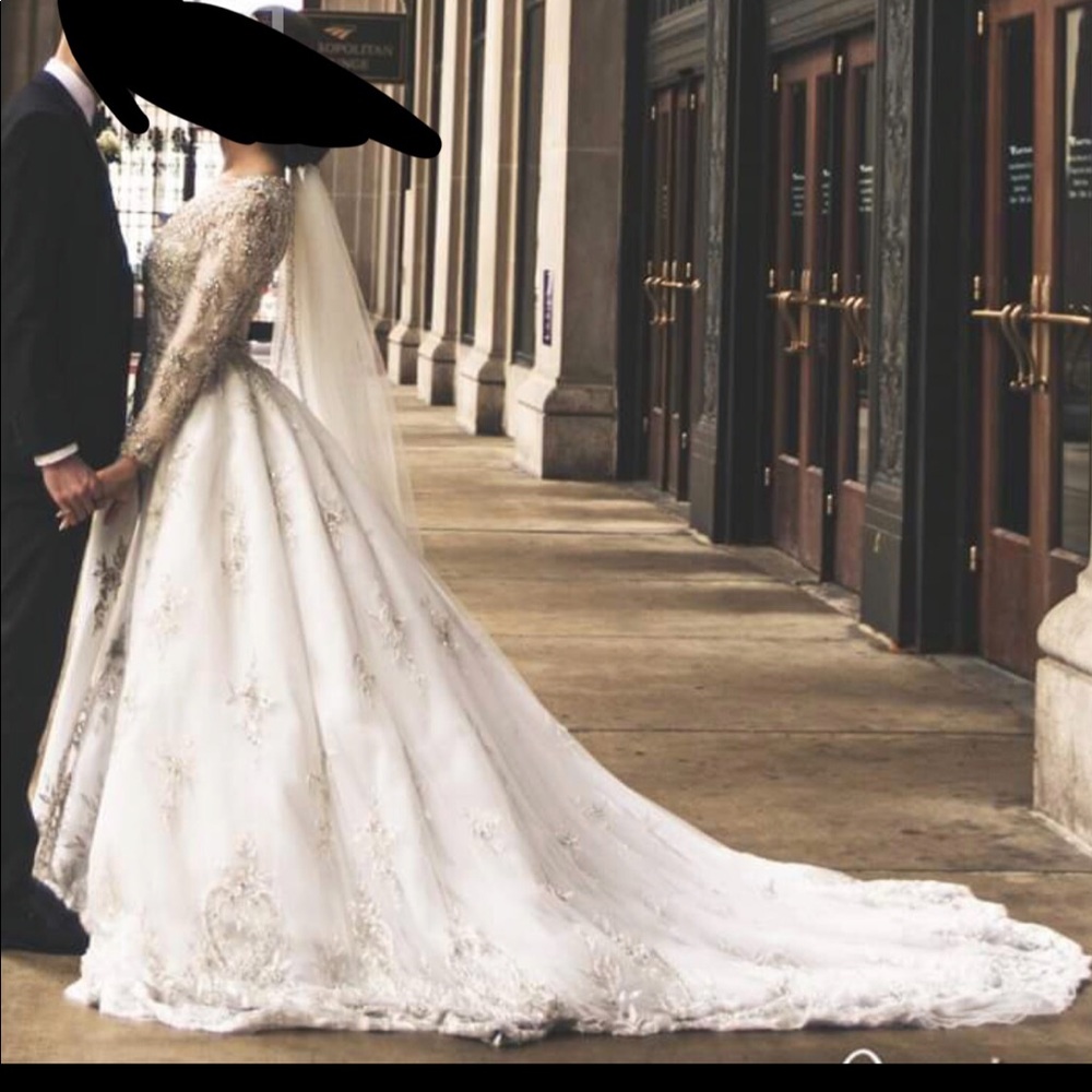 COPY - Stephen yearick Swarovski beaded wedding dress